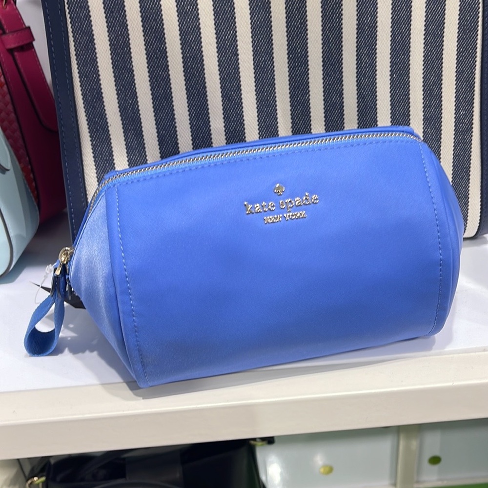 Kate Spade Chelsea Medium Cosmetic Nylon Makeup Case Bag Pouch
Deep Cornf NWT - Picture 11 of 16